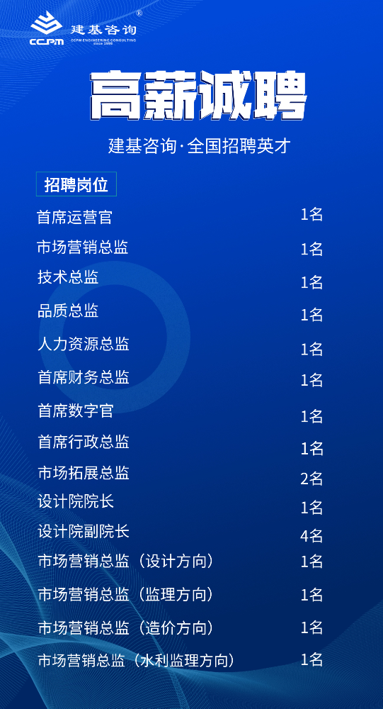 招聘 | 高薪職位等你來！